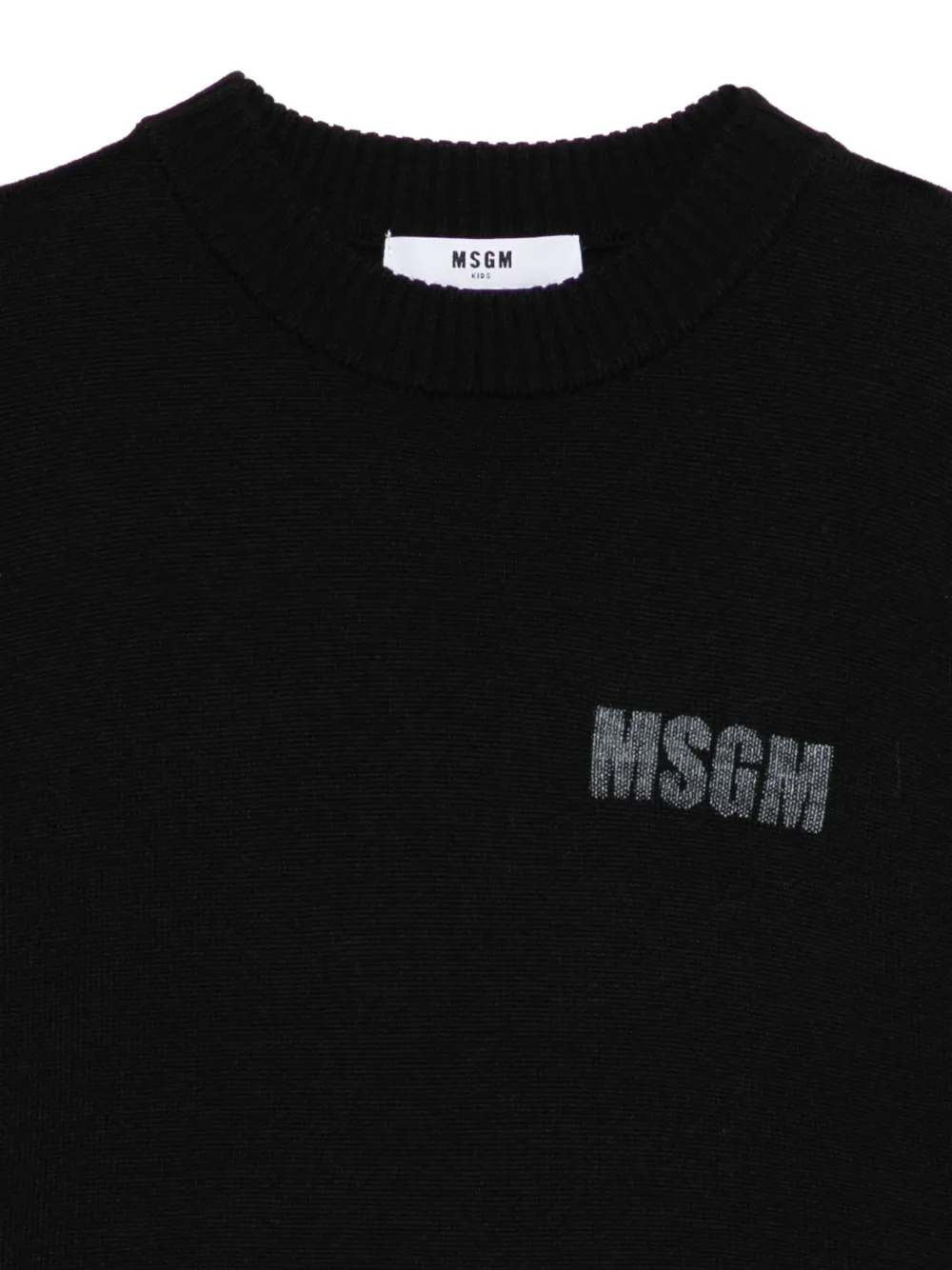 MSGM Kids Sweaters Black Zwart