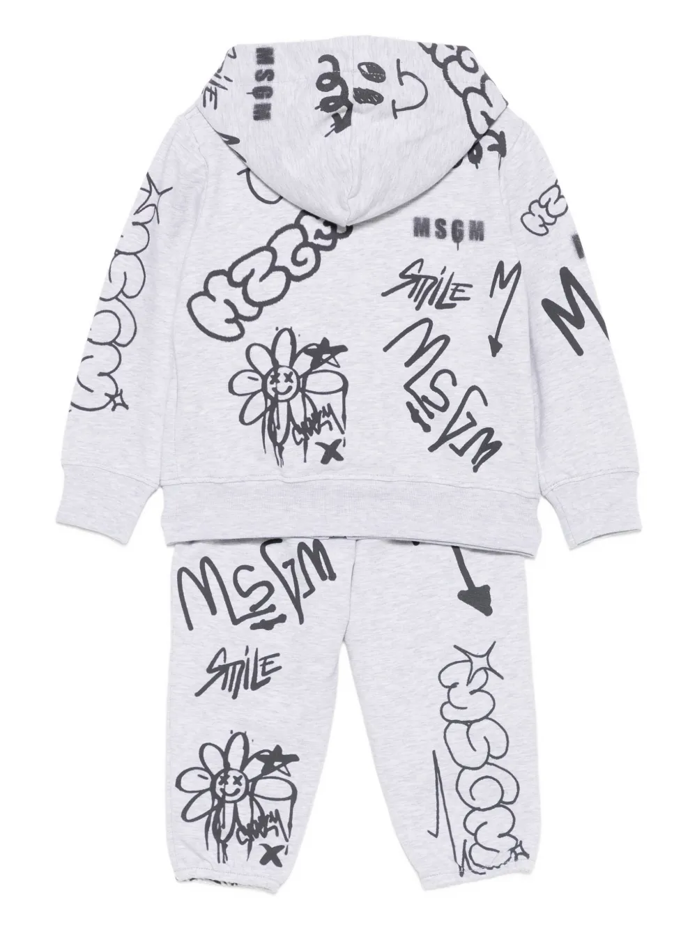 MSGM Kids graffiti-print tracksuit set | Tracksuit Sets | Image 2