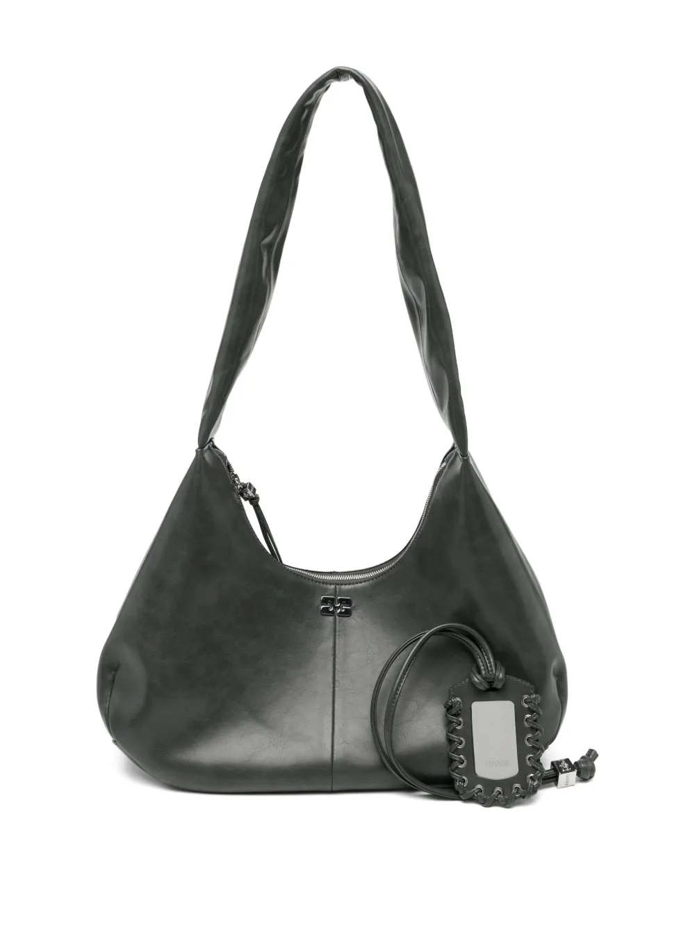 GANNI Medium Hobo Bag | Grey | FARFETCH CA GANNI Medium Hobo Bag | Grey | FARFETCH CA