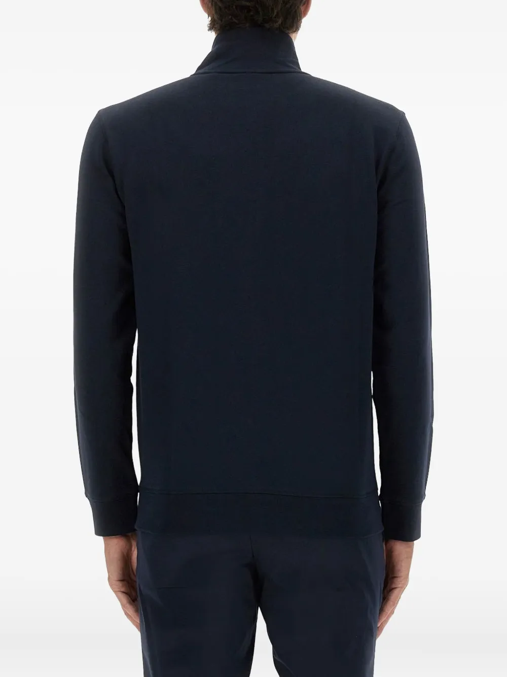 BOSS Sweater met rits Blauw