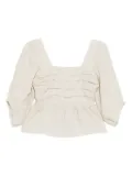 casa raki Idra blouse - Neutrals