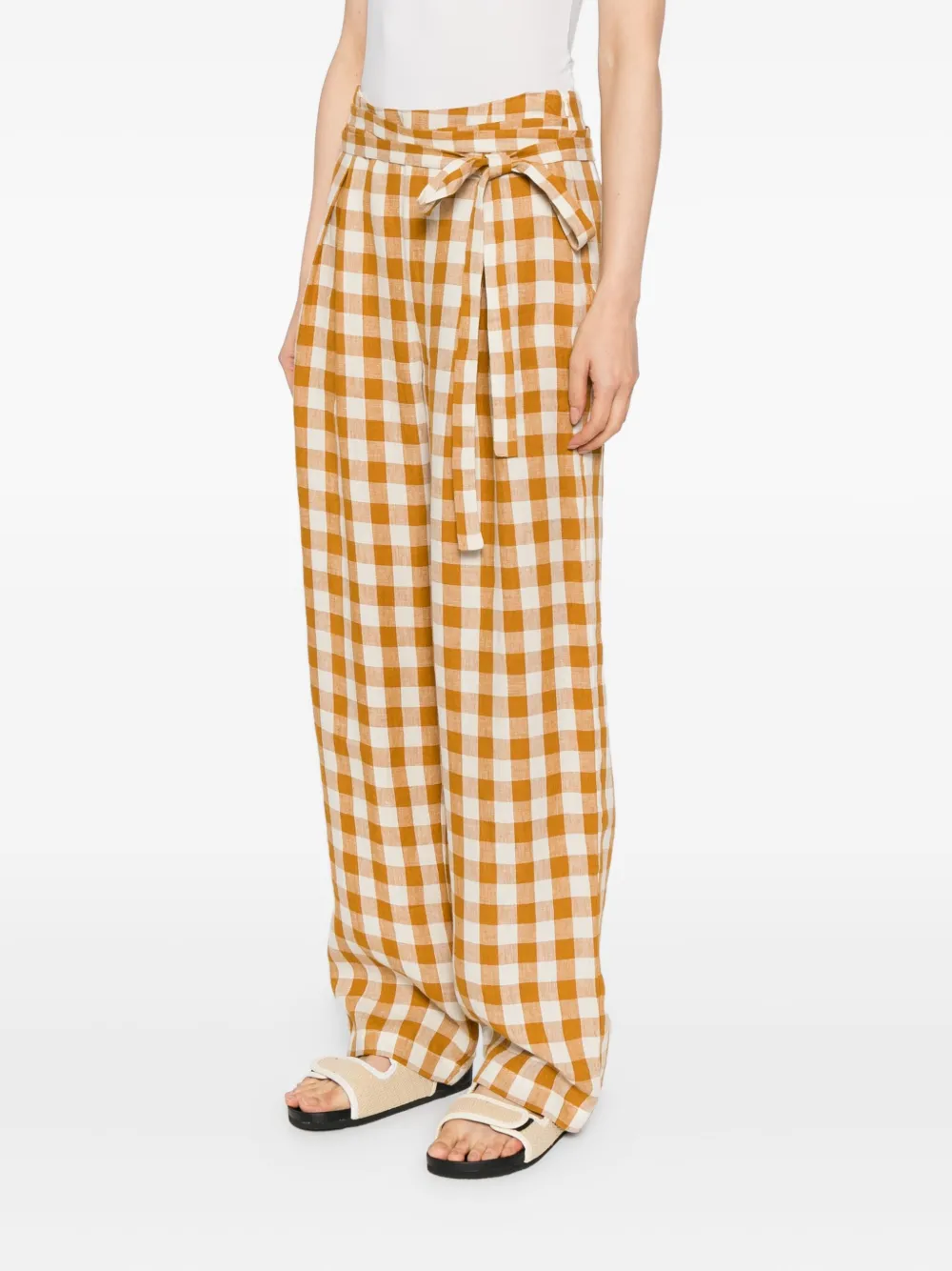 Casa Raki Tina Trousers In Brown