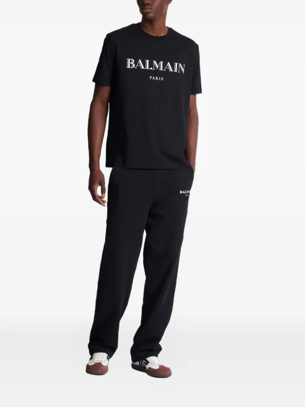 【BALMAIN】ロゴTシャツ Balmain ロゴ Tシャツ | ブラック | FARFETCH JP
