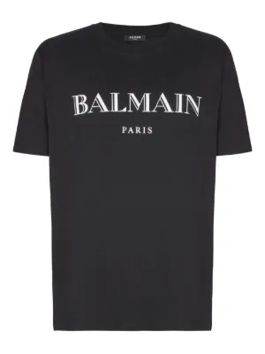Balmain ロゴ Tシャツ | ブラック | FARFETCH JP