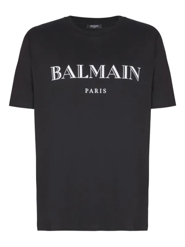 【BALMAIN】ロゴTシャツ Balmain ロゴ Tシャツ | ブラック | FARFETCH JP