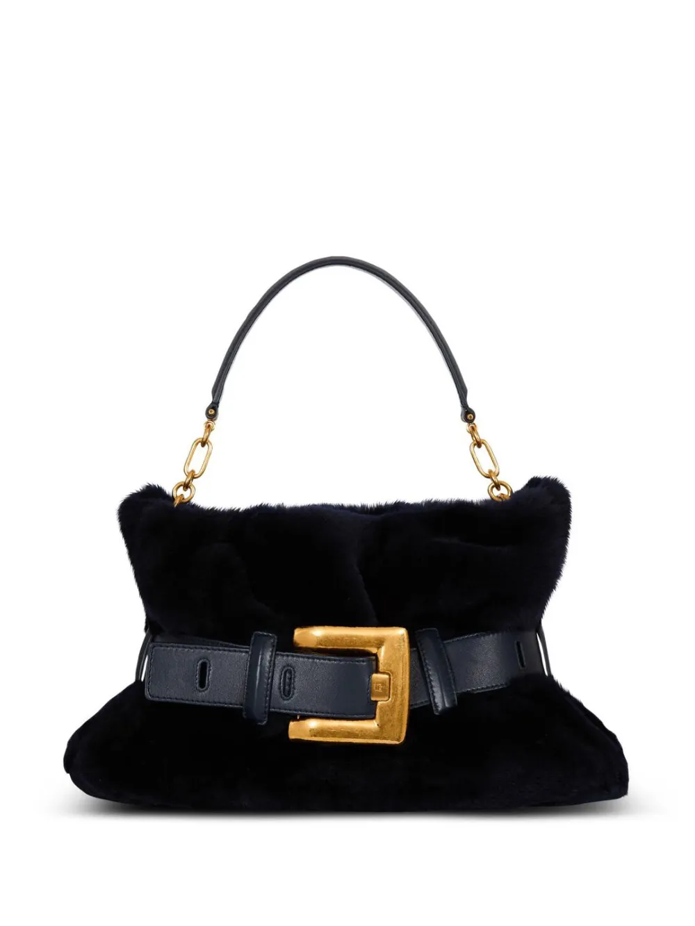 Balmain Borsa a spalla Anthem media - Blu