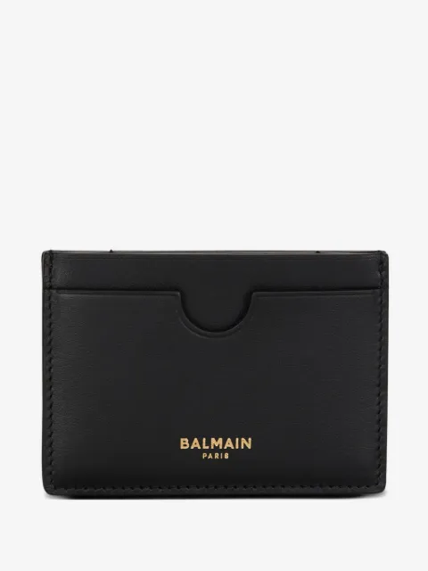 Balmain leather card holder