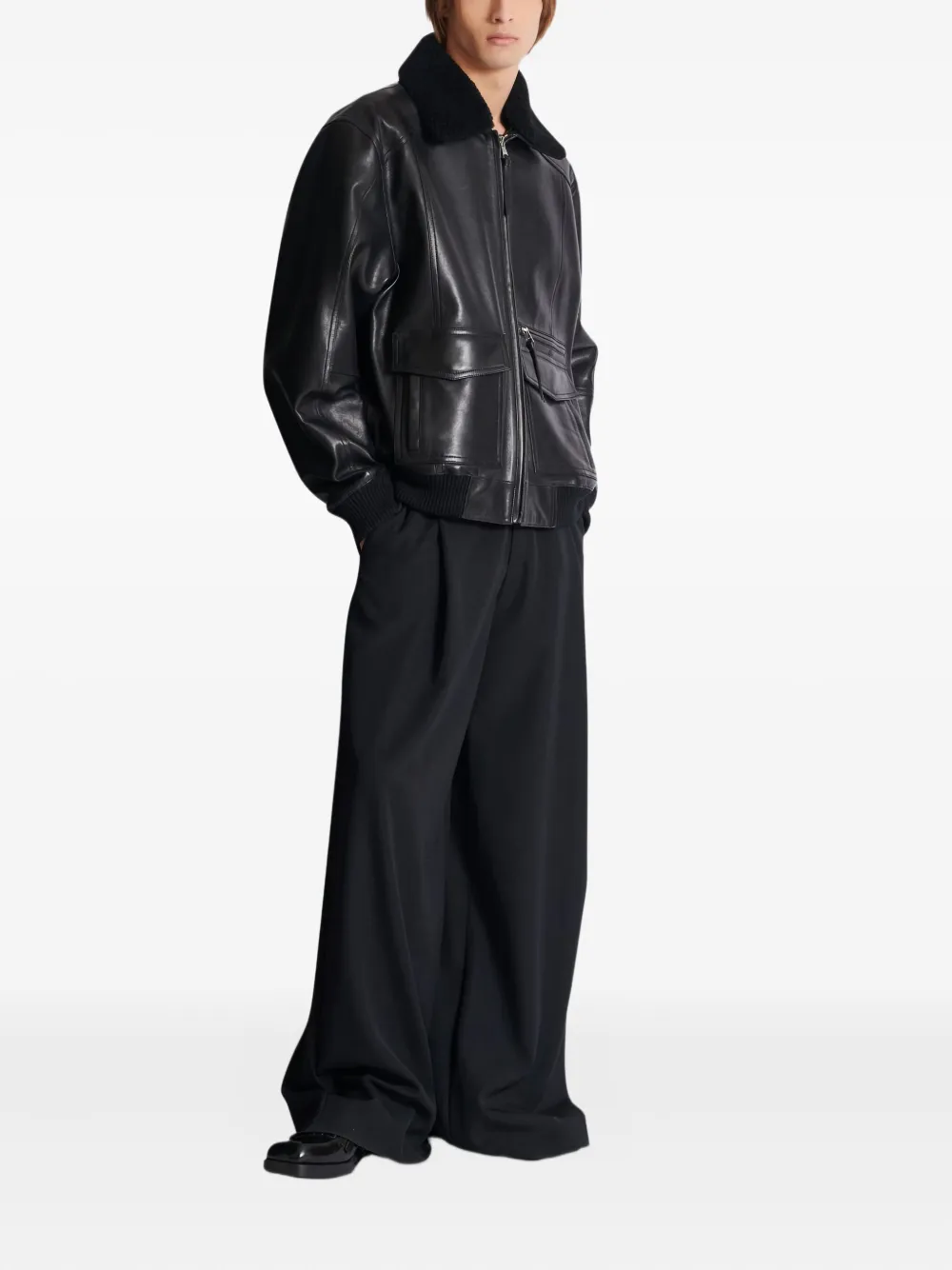 Balmain Jack met zakdetail Zwart