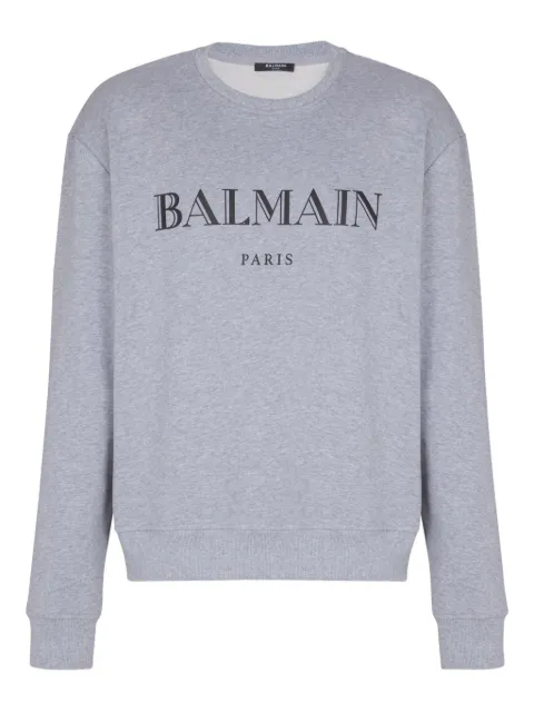 Balmain logo-print sweatshirt
