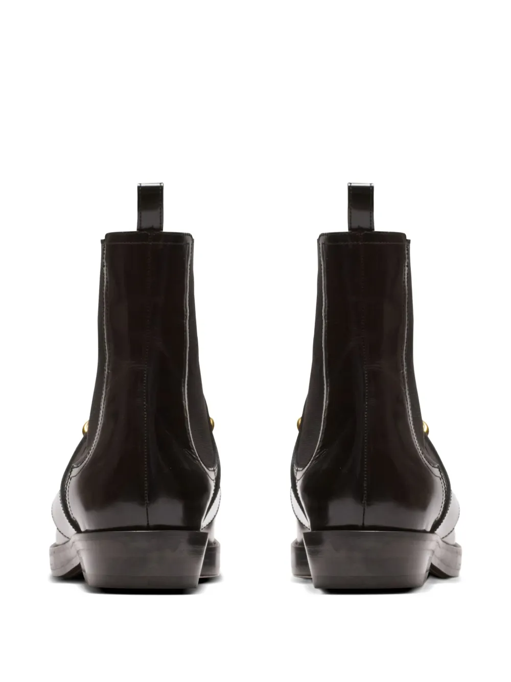 Balmain 35mm chain-embellished chelsea boots Black