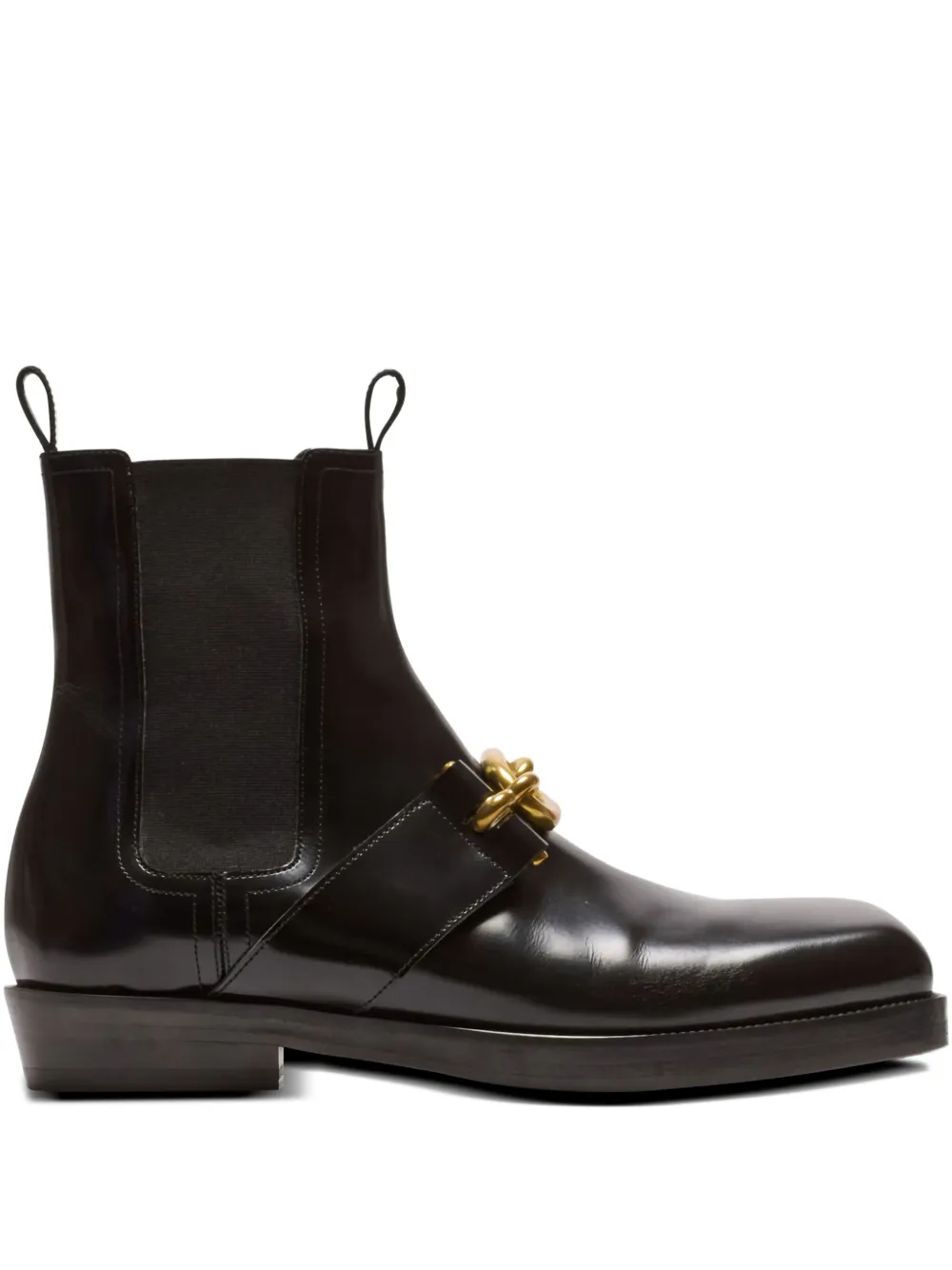 Balmain 35mm chain-embellished chelsea boots Black