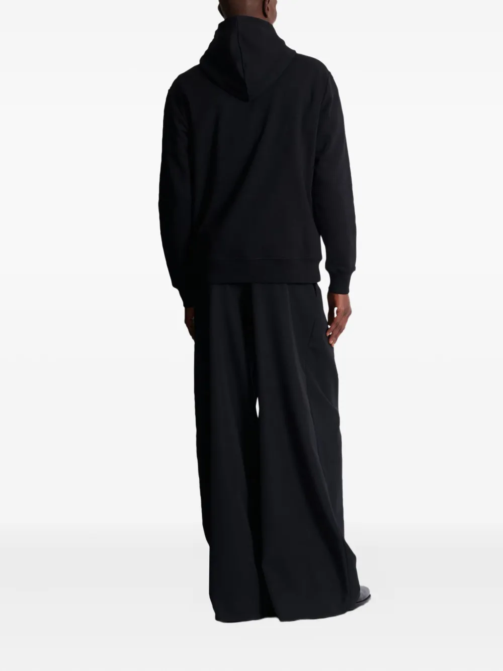 Balmain Hoodie met logo Zwart