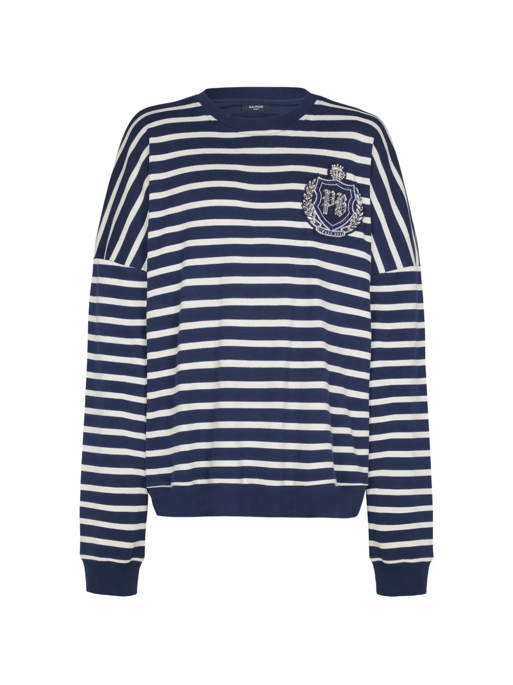 Balmain Felpa a righe - Blu