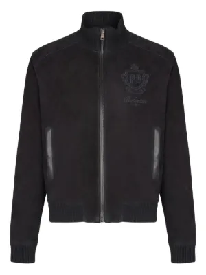 Bally ジップアップ レザージャケット | ブラック | FARFETCH JP