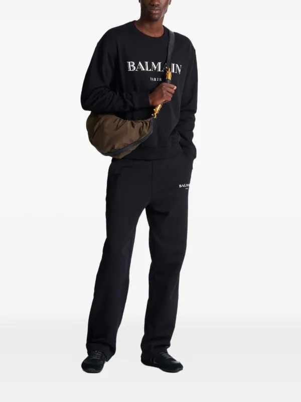BALMAIN ロゴ スウェット Balmain ロゴ スウェットシャツ | ブラック | FARFETCH JP