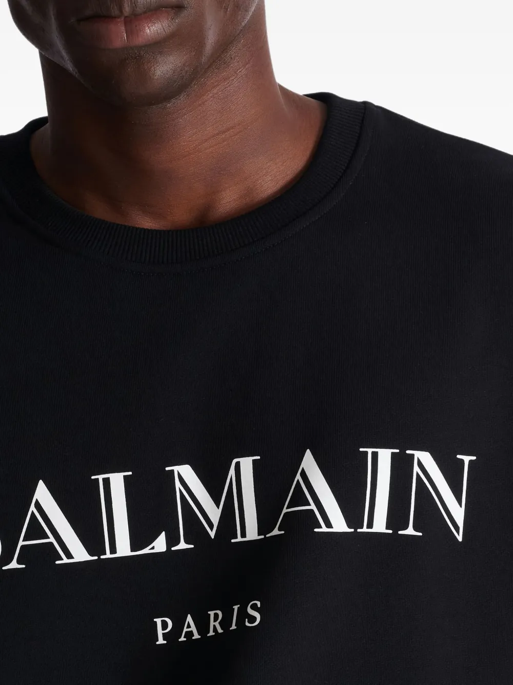 Balmain Sweater met logoprint Zwart