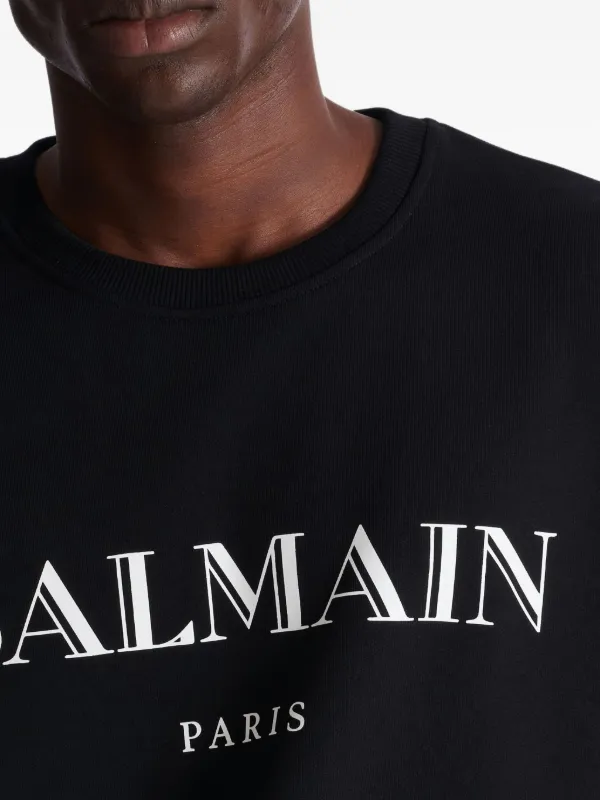 BALMAIN ロゴ スウェット Balmain ロゴ スウェットシャツ | ブラック | FARFETCH JP