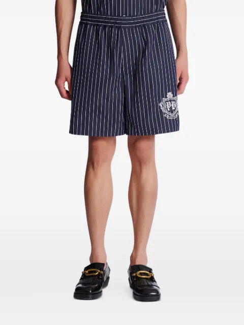 Balmain short à fines rayures