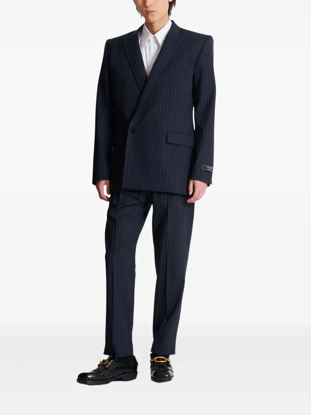 Balmain Blazer risca de giz com abotoamento duplo | Blazer | Image 2