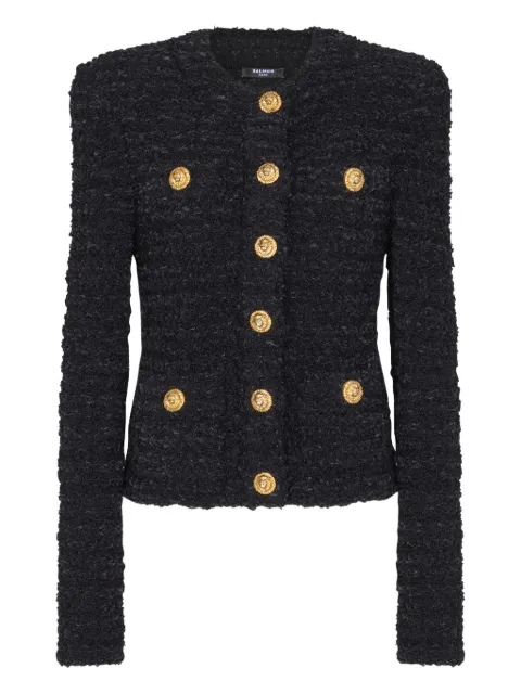 Balmain جاكيت تويد