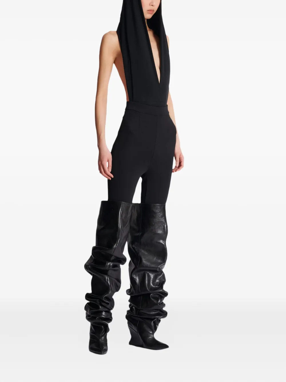  Balmain Stirrup Leggings - Black 