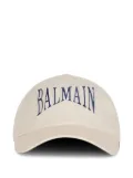 Balmain embroidered-logo baseball cap - Neutrals