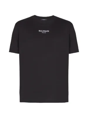 Balmain logo-print T-shirt | Black | FARFETCH
