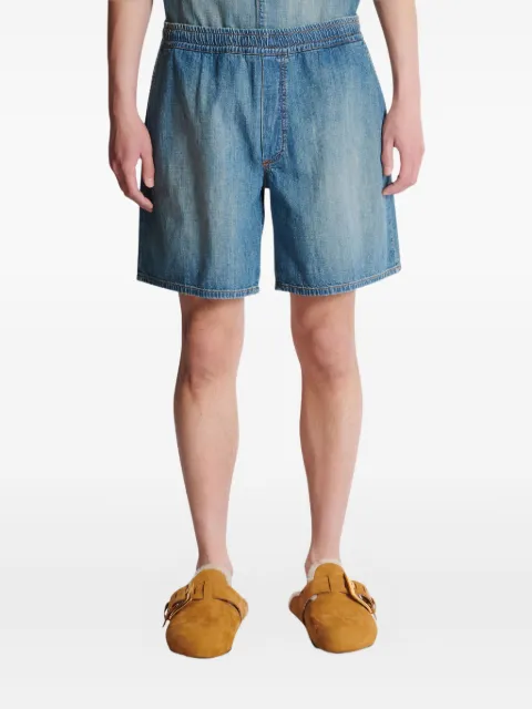 Balmain faded denim shorts