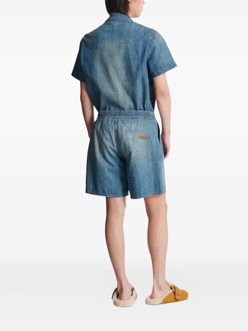 Balmain Denim shorts Blauw