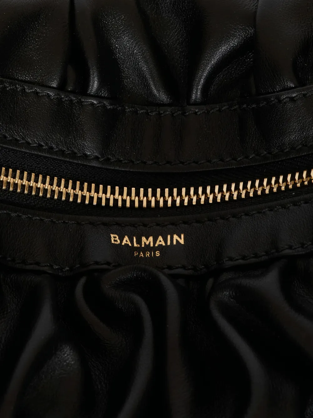 Balmain Medium Ebene Shoulder Bag In Black