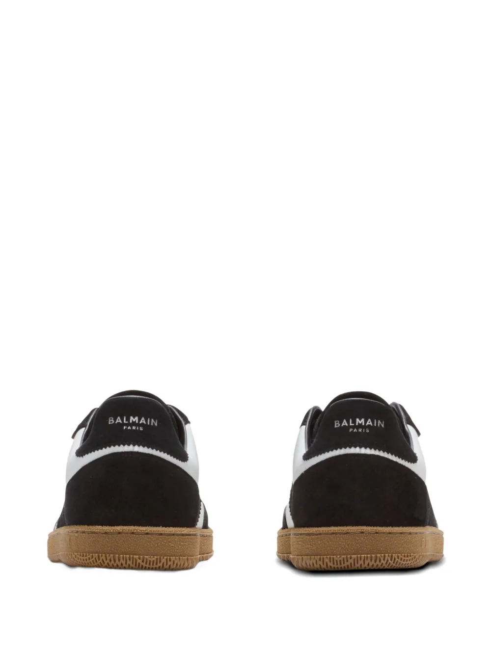 Balmain Tweekleurige sneakers Zwart