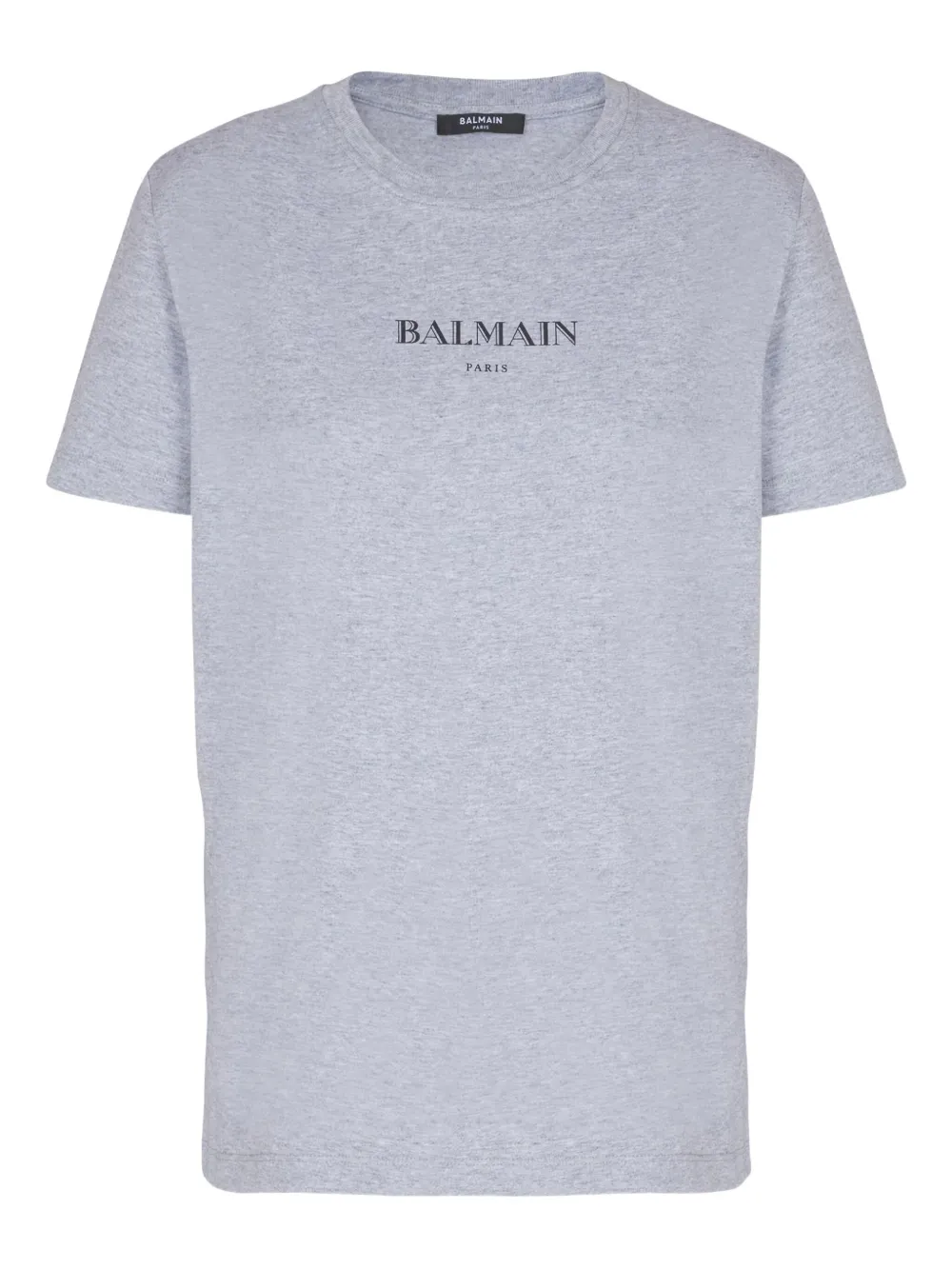 Balmain logo-print cotton t-shirt | Grey | Image 1