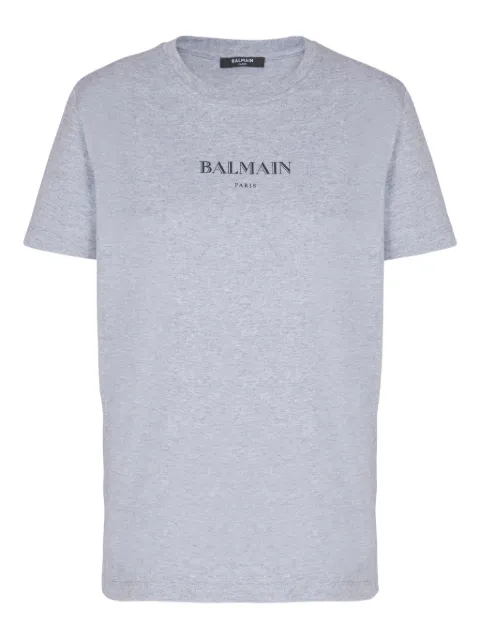 Balmain playera con logo estampado