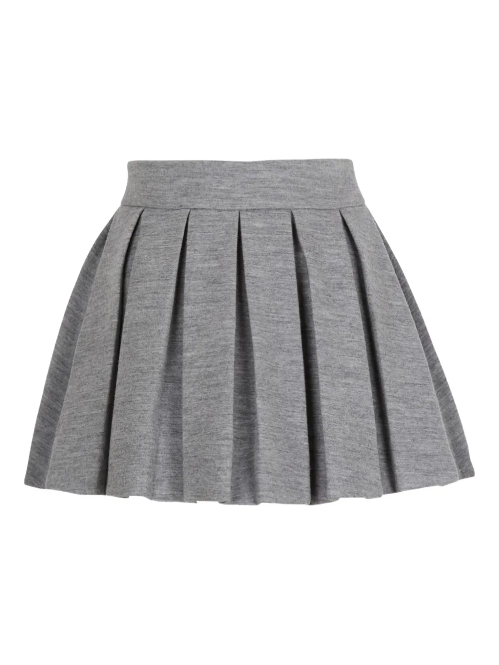Balmain pleated knit mini skirt | Grey | Image 1