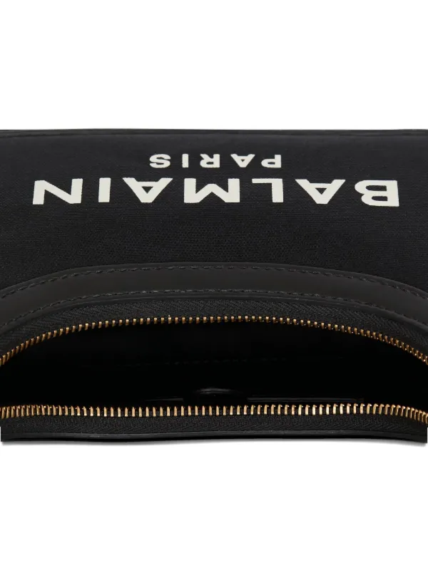 Balmain B-Army logo-plaque Chain Shoulder Bag | Black | FARFETCH