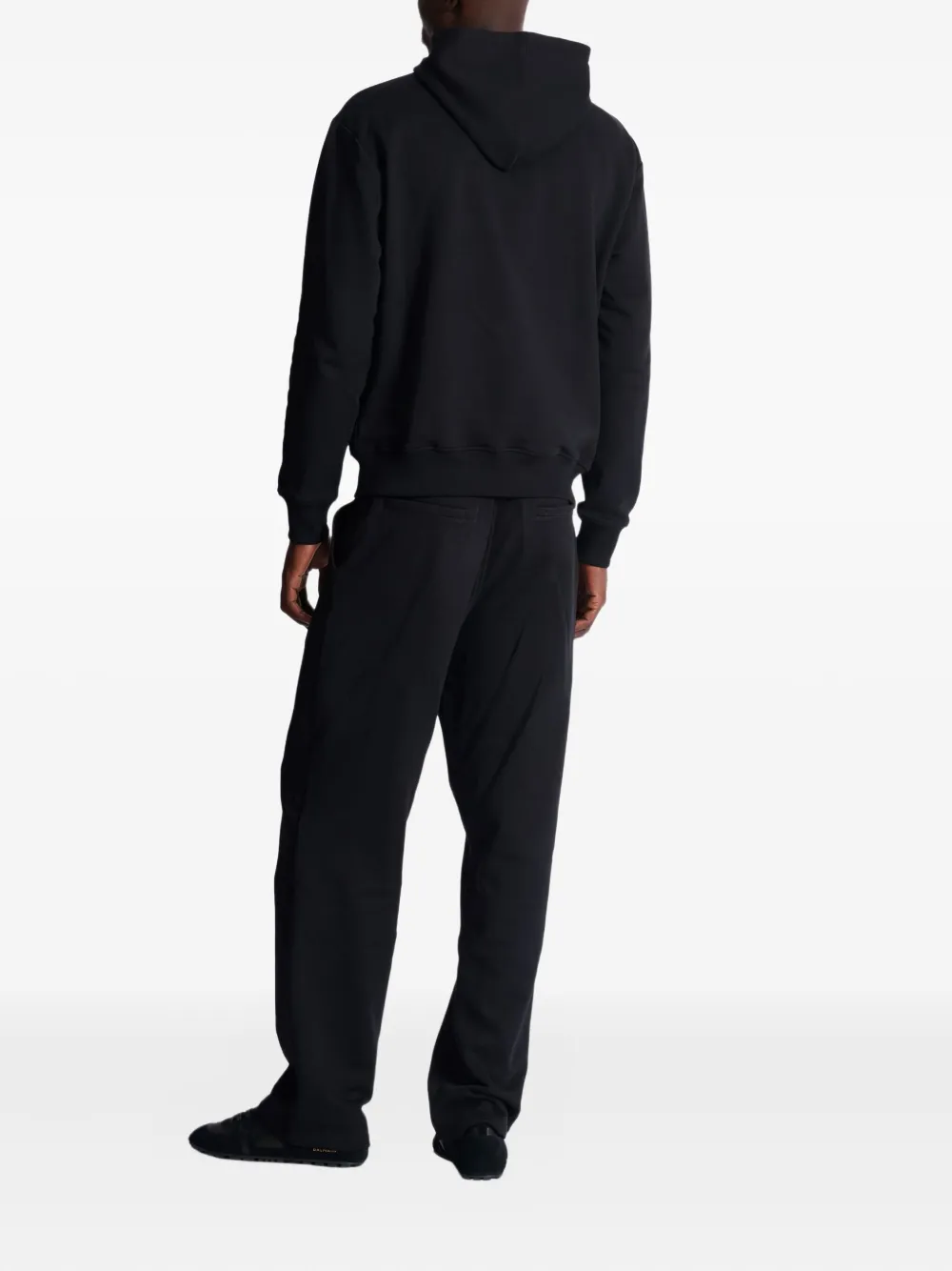 Balmain Hoodie met logoprint Zwart