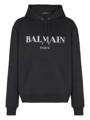 Balmain ロゴ パーカー | グレー | FARFETCH JP