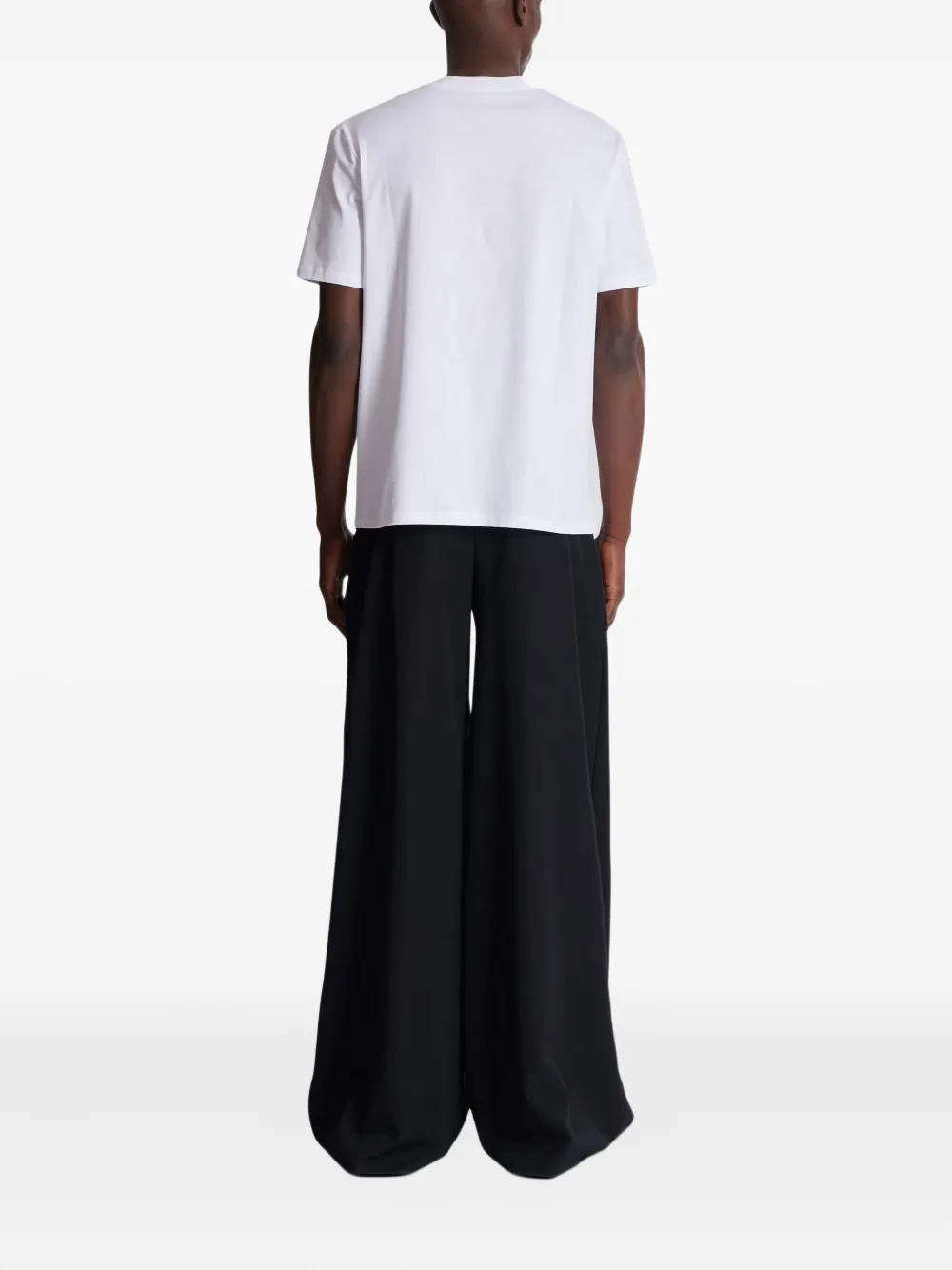 Balmain T-shirt met logoprint Wit
