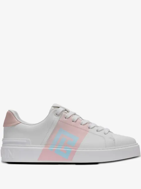 Balmain B-court Flip sneakers met vlakken