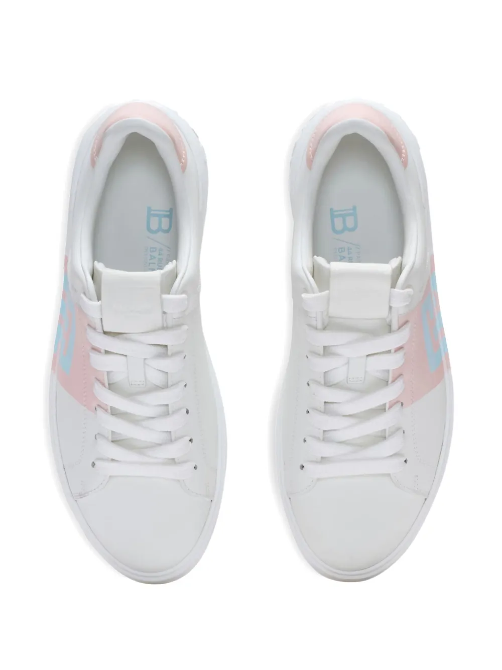 Balmain B-court Flip sneakers met vlakken Wit