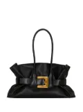 Balmain large Anthem buckle-detailed calfskin tote bag - Black