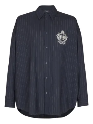 BALMAIN バルマン ストライプ 長袖シャツ BALMAIN（バルマン）シャツ - FARFETCH
