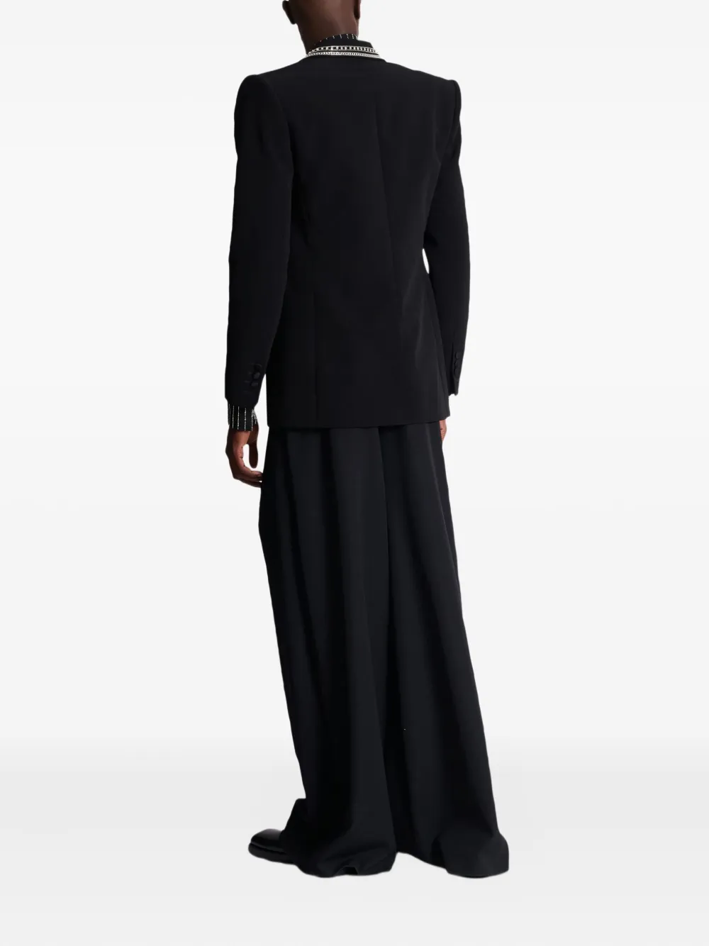 Balmain Denim jack Zwart