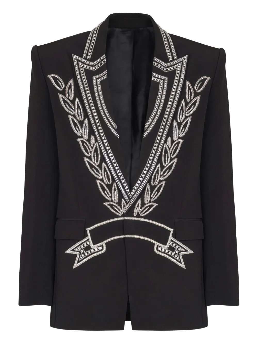 Balmain crystal-embellished jacket | Black | Image 1