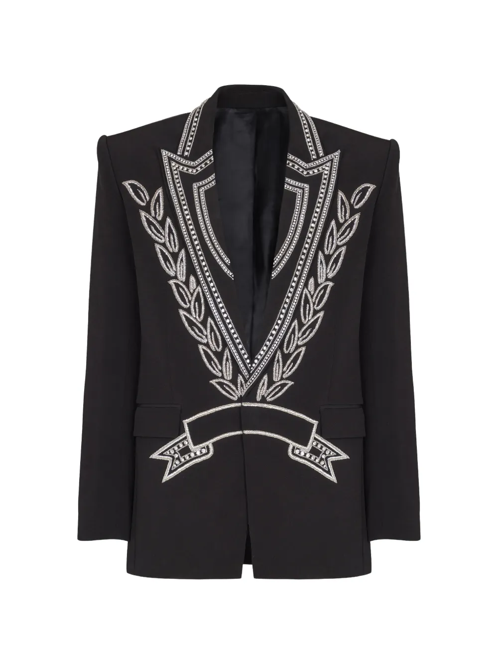 Balmain Denim jack Zwart