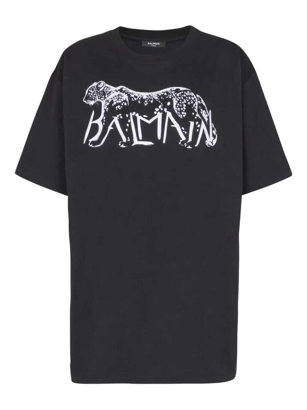Balmain leopard-print T-shirt | Black | Image 1