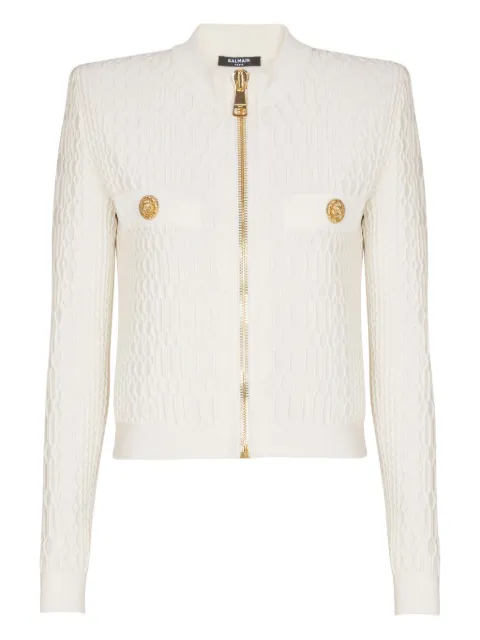 Balmain zip-fastening cardigan