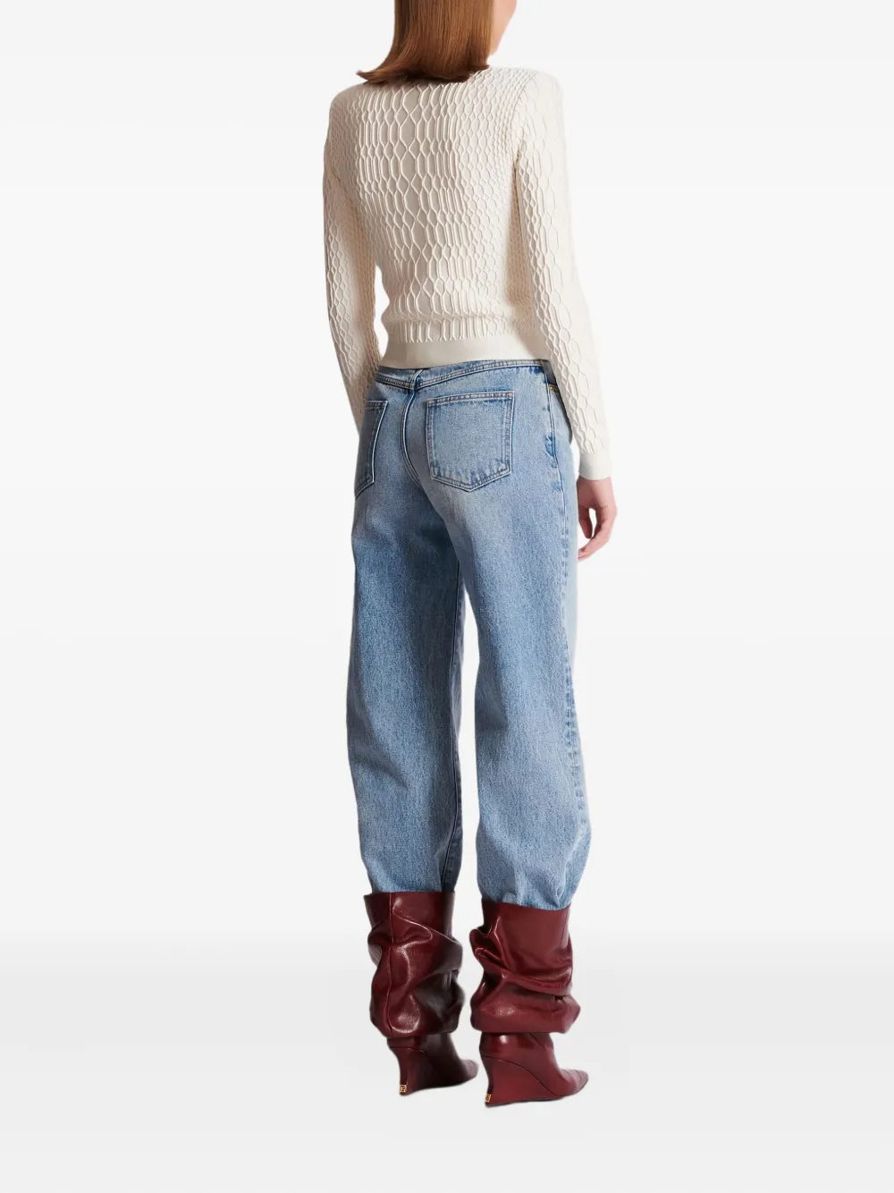 Balmain Vest met rits Wit