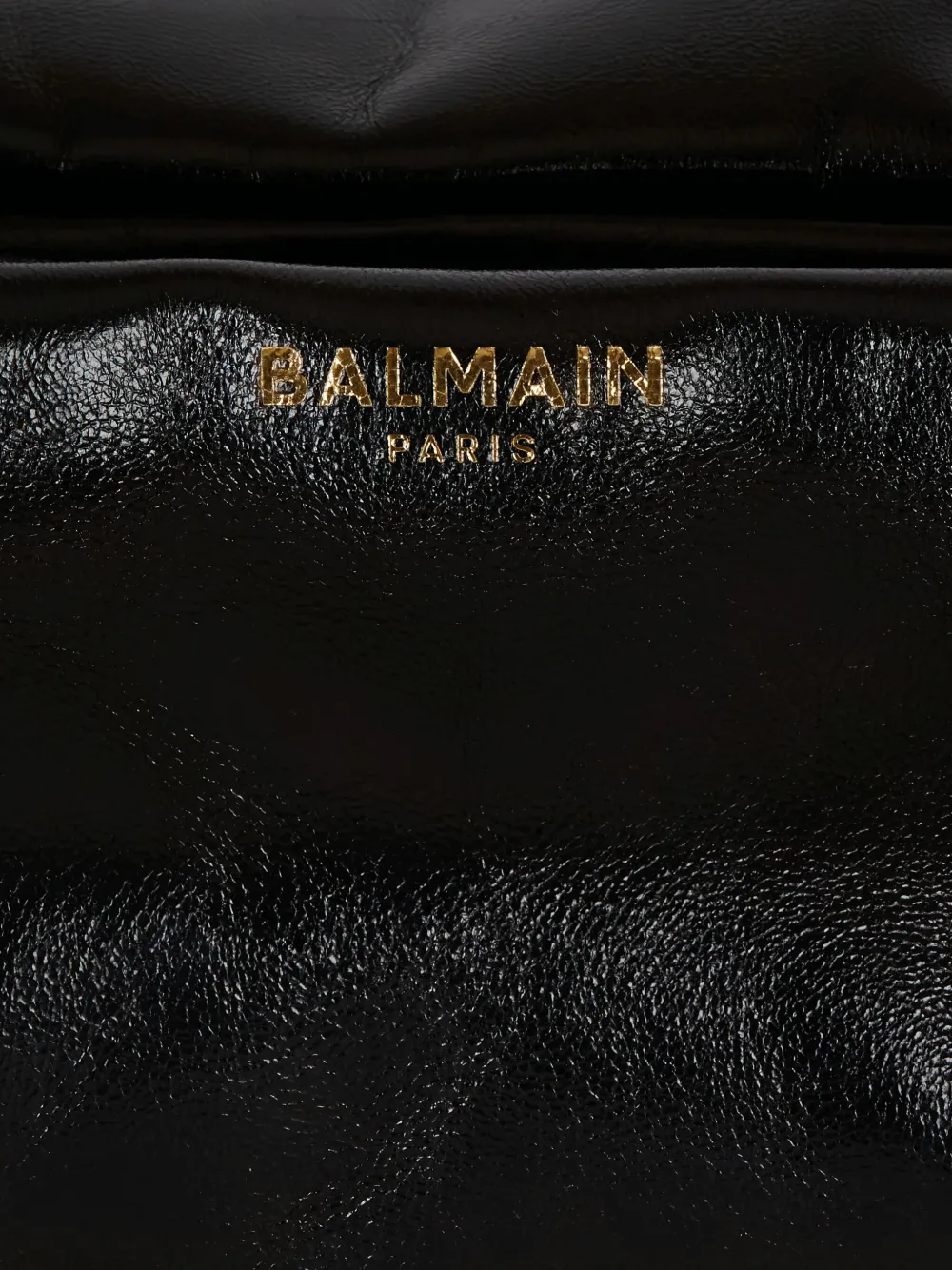 Balmain Mini Sync Chain-embellished Leather Tote Bag In Black