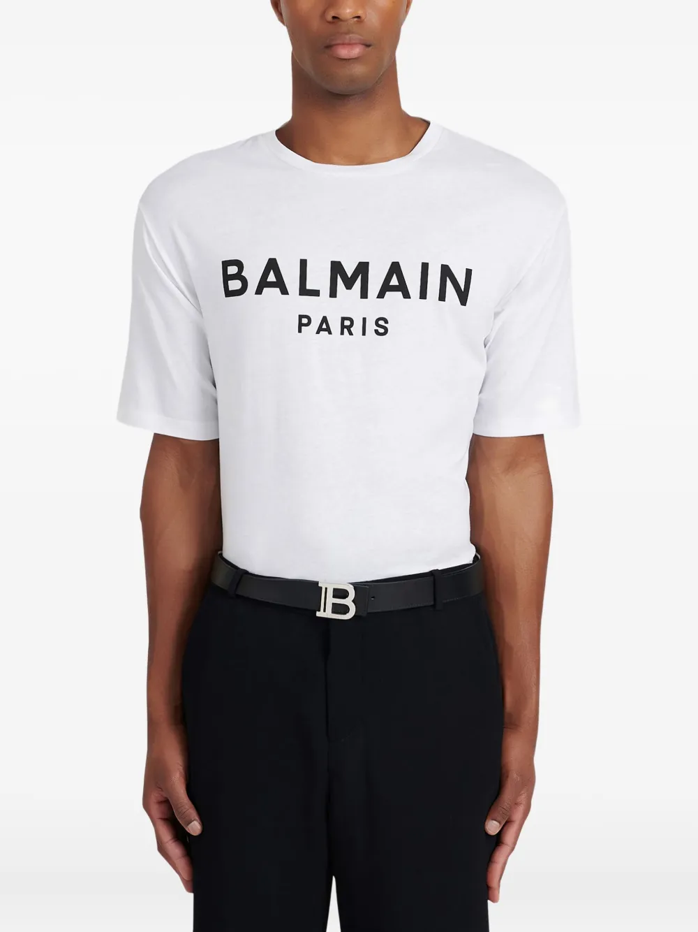  Balmain Ceinture à Boucle B - Noir 
